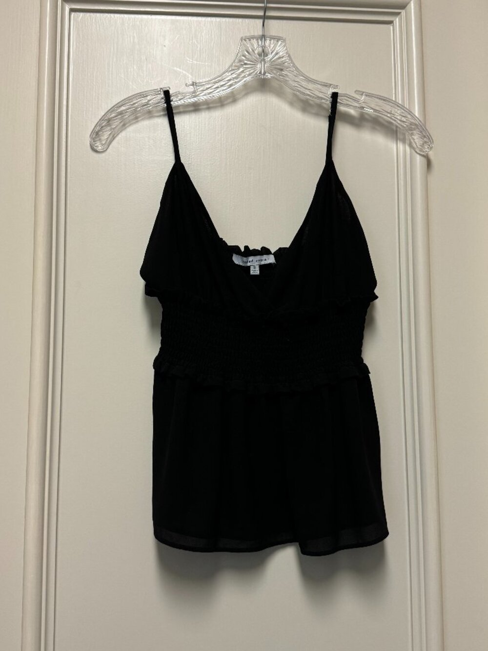Naked Zebra Black Top